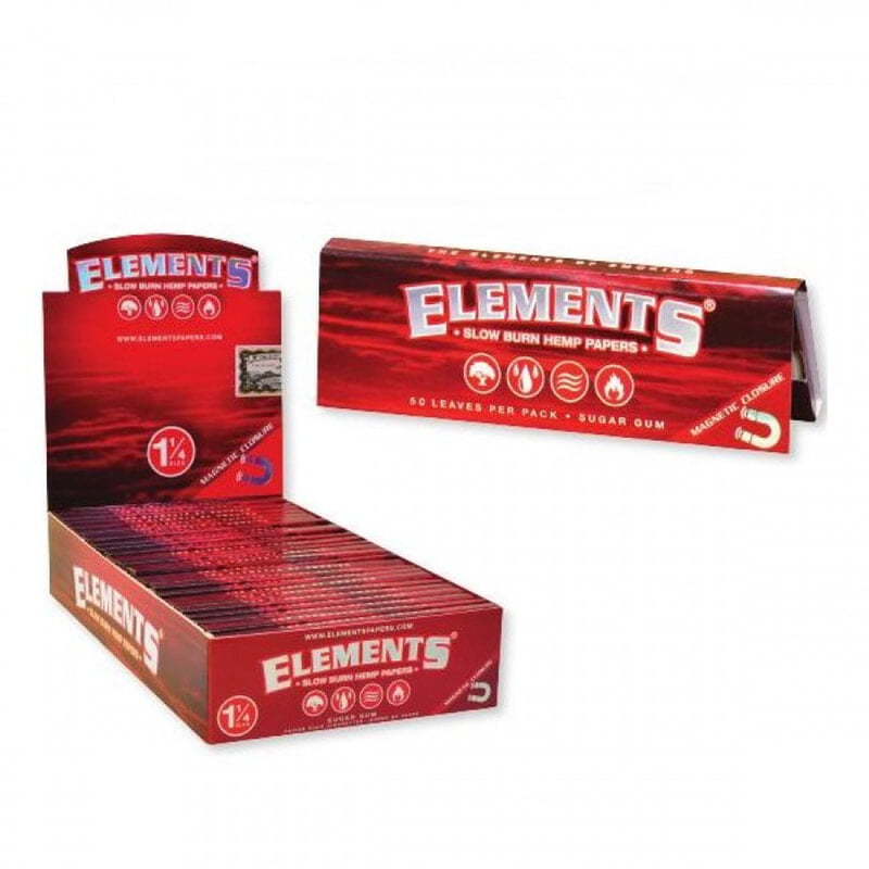 ELEMENTS:PAPER 1 1/4 RED
