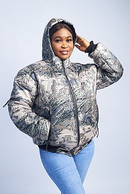 Brown Camouflage Winter Jacket(Female) Brown Camouflage Winter Jacket(Female)
