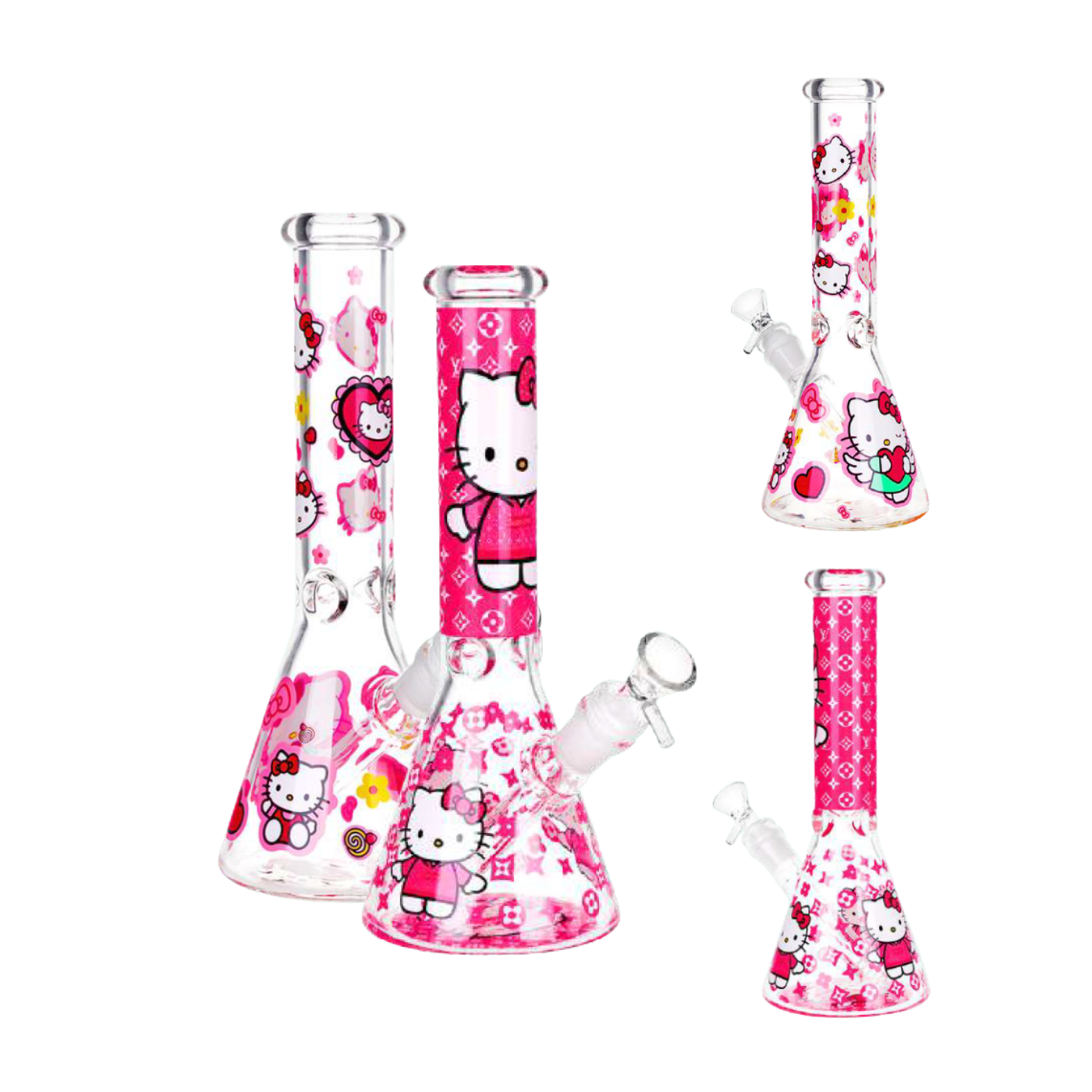 Bong 14" Hello Kitty Pink [45-14]