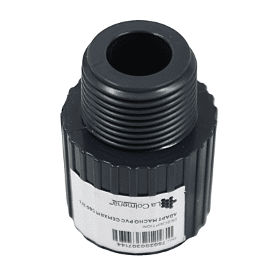Adaptador Macho PVC, Cedula 80, 19M, 3/4" Pulgadas - 45-830902 Adaptador Macho PVC, Cedula 80, 19M, 3/4" Pulgadas - 45-830902