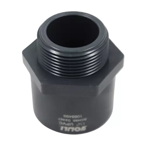 Adaptador Macho PVC, Cedula 80, 32M, 1-1/4" Pulgadas - 45-830904