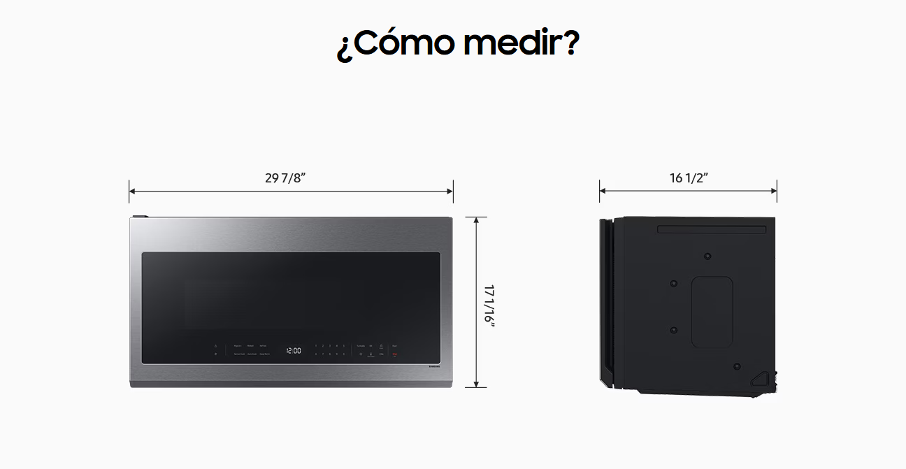ME21DG6300SRAA, Microwave OTR 2.1 Cu. Ft. In Fingerprint Resistant Stainless Steel, 12 meses Garantía General