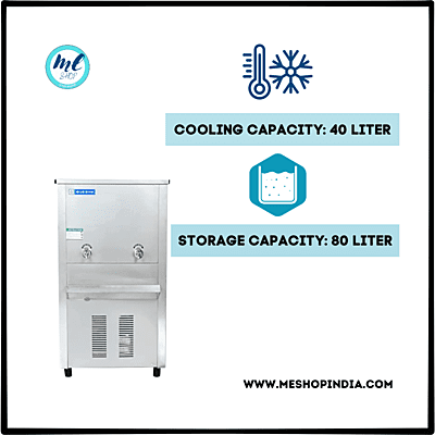 "Blue Star CW 4080 water cooler with a large capacity, perfect for high-traffic areas."