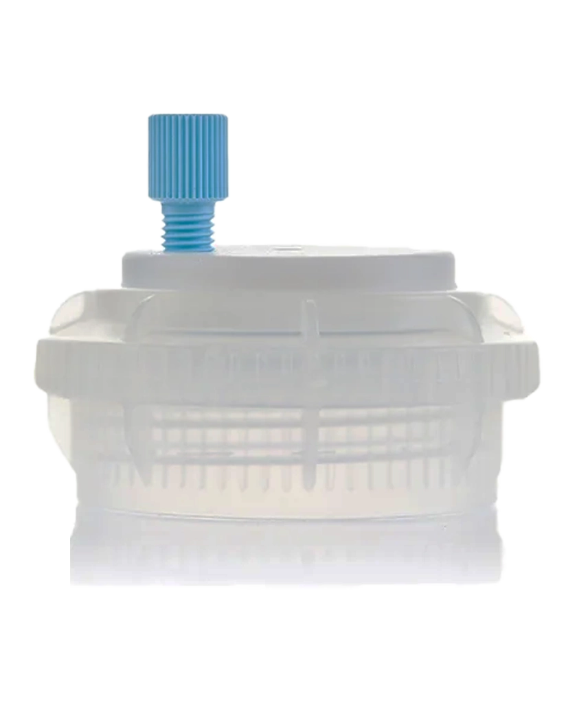 ChromCap™ 100 HPLC Cap Assembly GL45 PTFE Adapter w Vent Hole 1x Port 1/8" or 1/16" OD Tubing 1/EA