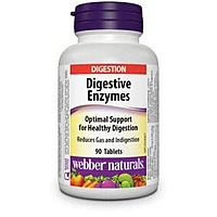 Webber Naturals Digestive Enzymes Tabs 90S