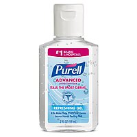 PURELL Advanced Hand Sanitizer Gel, 2 oz Bottle