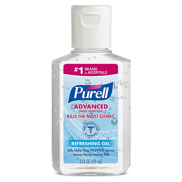 PURELL Advanced Hand Sanitizer Gel, 2 oz Bottle