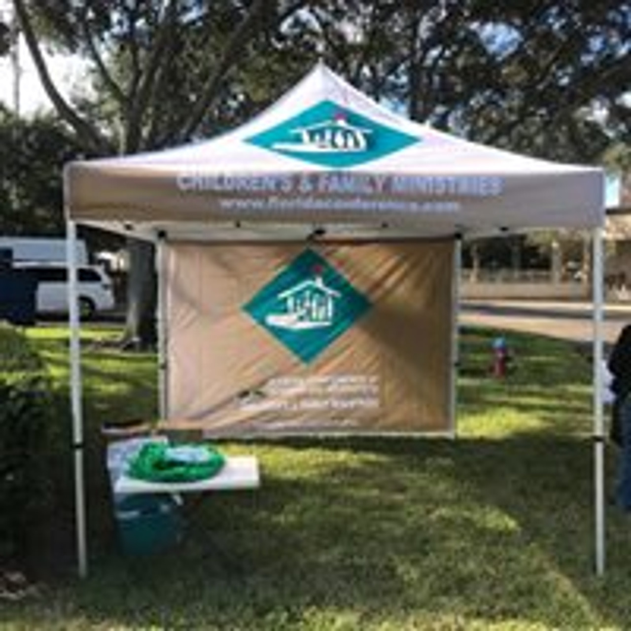 10ft Standard Aluminum Hex Tent 10ft Standard Aluminum Hex Tent