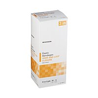 McKesson Elastic Bandage – 3 Inch × 5 Yard, Hook & Loop Closure, Tan, Non-Sterile