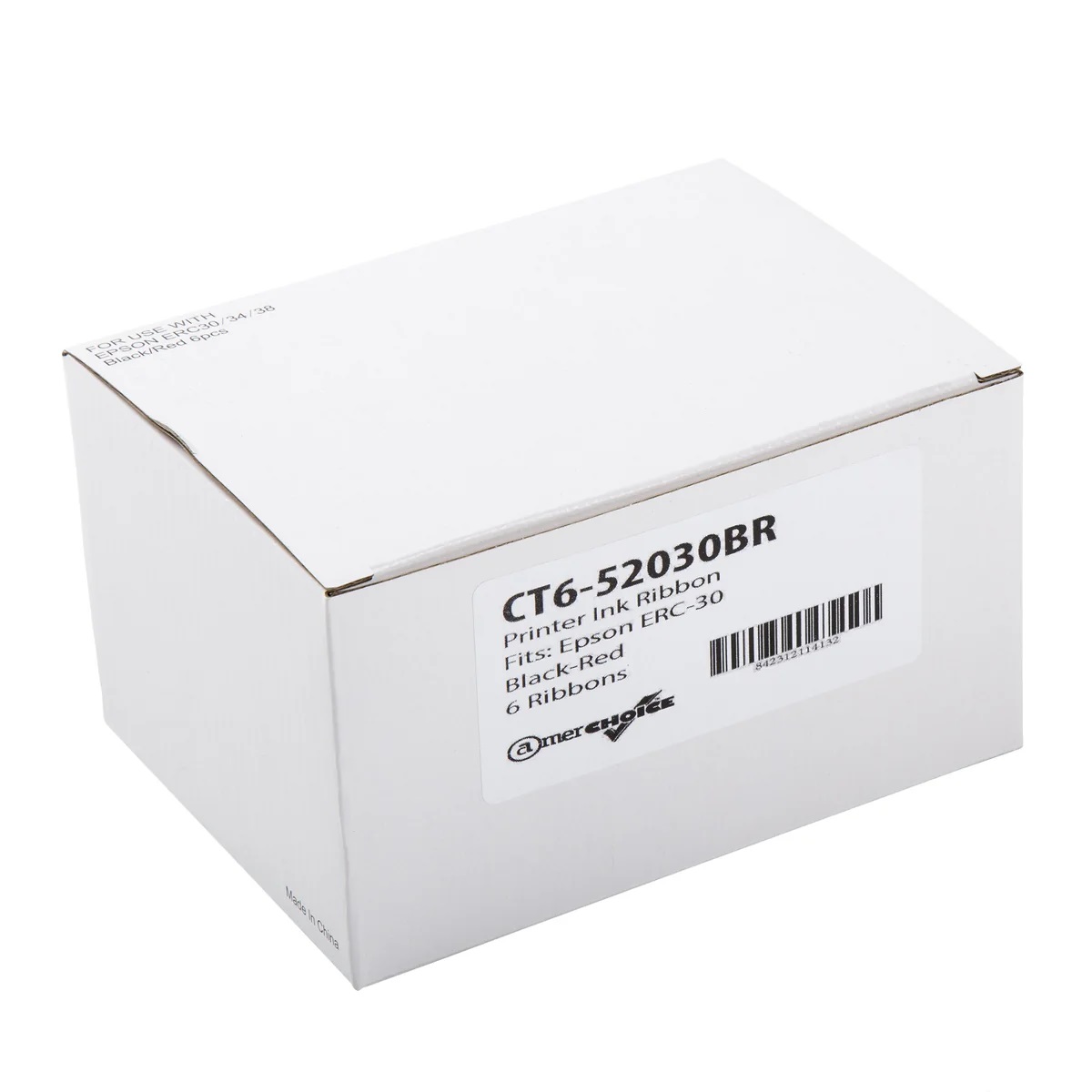 AmerCareRoyal POS Printer Ribbons for ERC-30 Black-Red 6 / cs