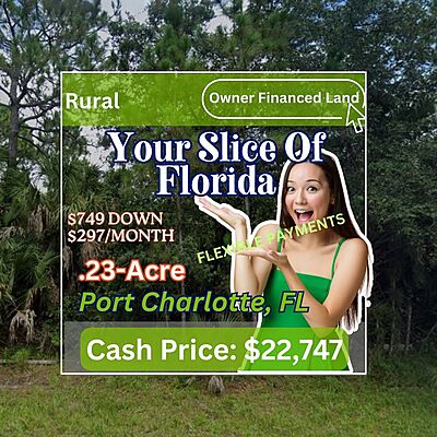 456 Munoz Street - Affordable .23 Acre Vacant Lot in Port Charlotte