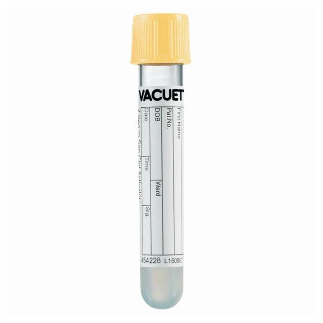 VACUETTE® Z Serum Separator Tube 5 mL Gold Top – PK/50EA
