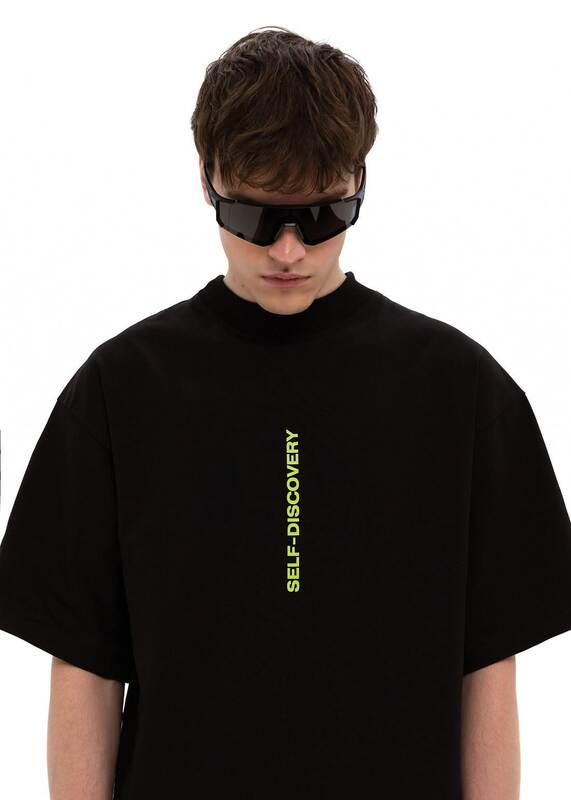 Black polo shirt