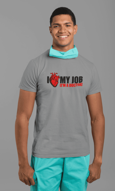 I Heart My Job I'm A Doctor Softstyle T-shirt