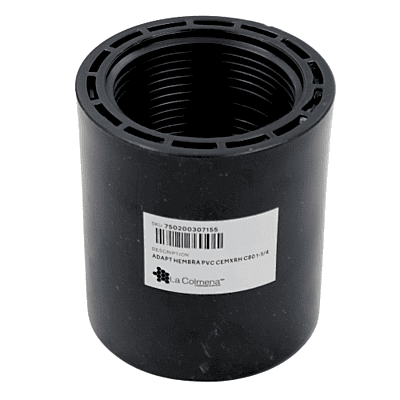 Adaptador Hembra PVC, Cedula 80, 32, 1-1/4" Pulgadas - 46-830957 Adaptador Hembra PVC, Cedula 80, 32, 1-1/4" Pulgadas - 46-830957