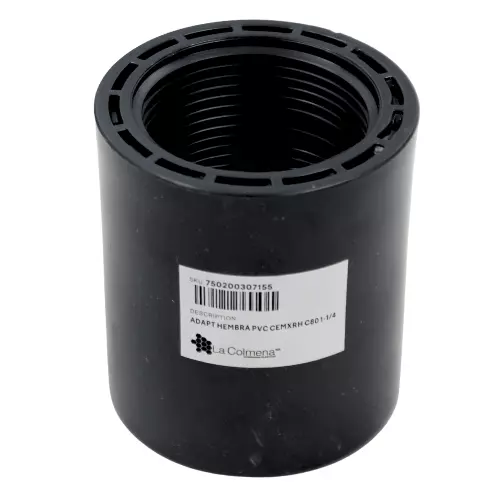 Adaptador Hembra PVC, Cedula 80, 32, 1-1/4" Pulgadas - 46-830957