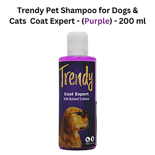 Trendy Pet Shampoo Coat Expert - (Purple) - 200 ml