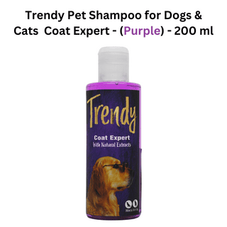 Trendy Pet Shampoo Coat Expert - (Purple) - 200 ml