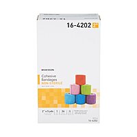 McKesson® Cohesive Bandage 2 Inch × 5 Yard Assorted Colors Self-Adherent Non-Sterile McKesson® Cohesive Bandage 2 Inch × 5 Yard Assorted Colors Self-Adherent Non-Sterile