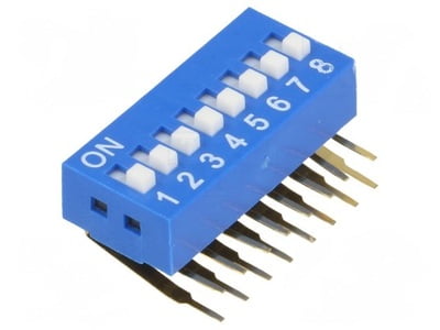 DSK-08 DIP-SWITCH 0.05A/12VDC