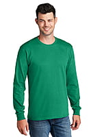 PC54LS PLAYERA CABALLERO ML PORT & COMPANY CORE COTTON