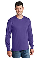 PC54LS PLAYERA CABALLERO ML PORT & COMPANY CORE COTTON