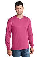 PC54LS PLAYERA CABALLERO ML PORT & COMPANY CORE COTTON