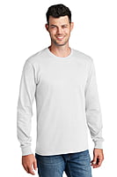 PC54LS PLAYERA CABALLERO ML PORT & COMPANY CORE COTTON