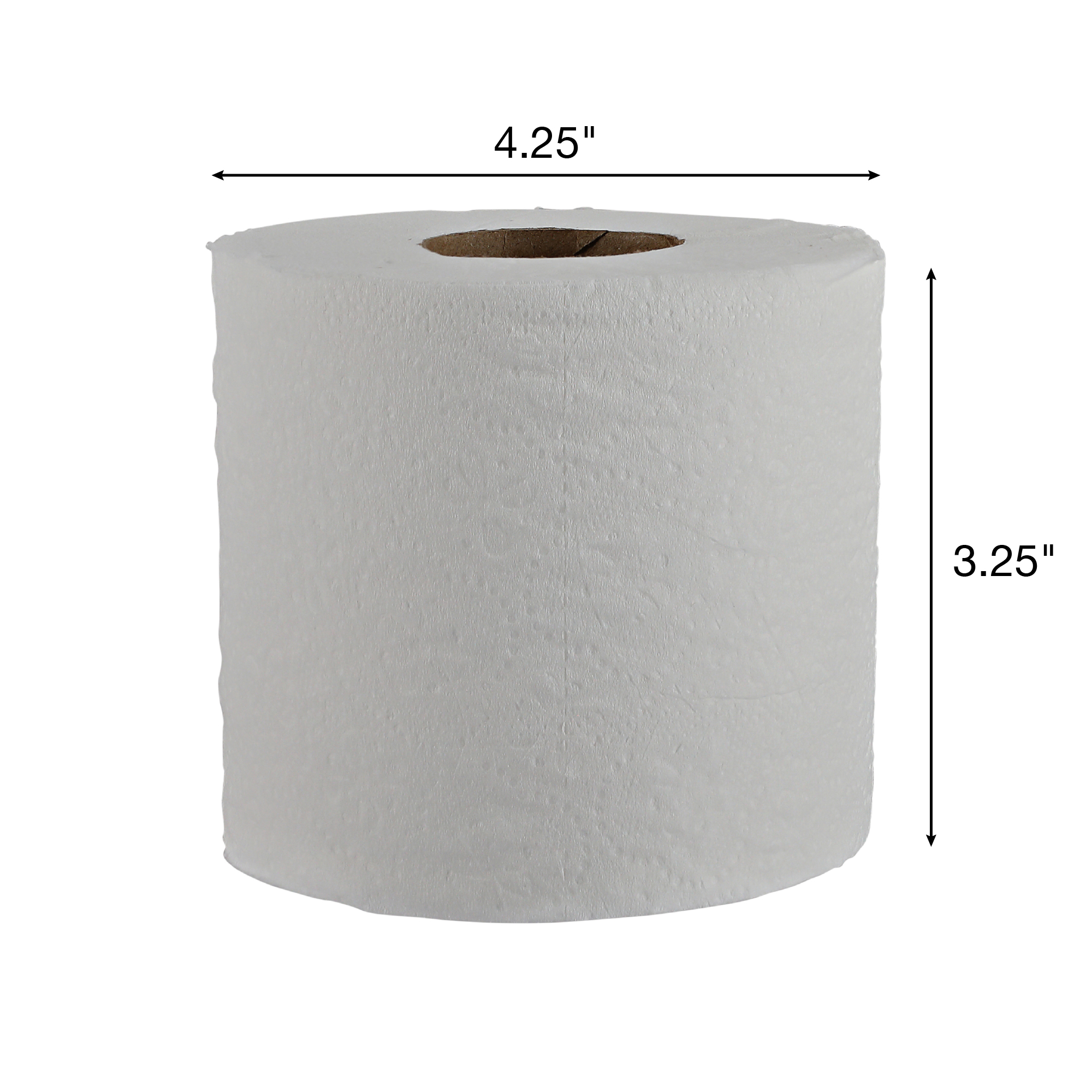 Empress Premium Virgin Bath 2-Ply Tissue 4" X 3.25" White 96 / cs