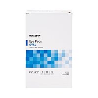 McKesson Eye Pad – 2⅛ × 2⅝ Inch, Sterile, 1 per Pack