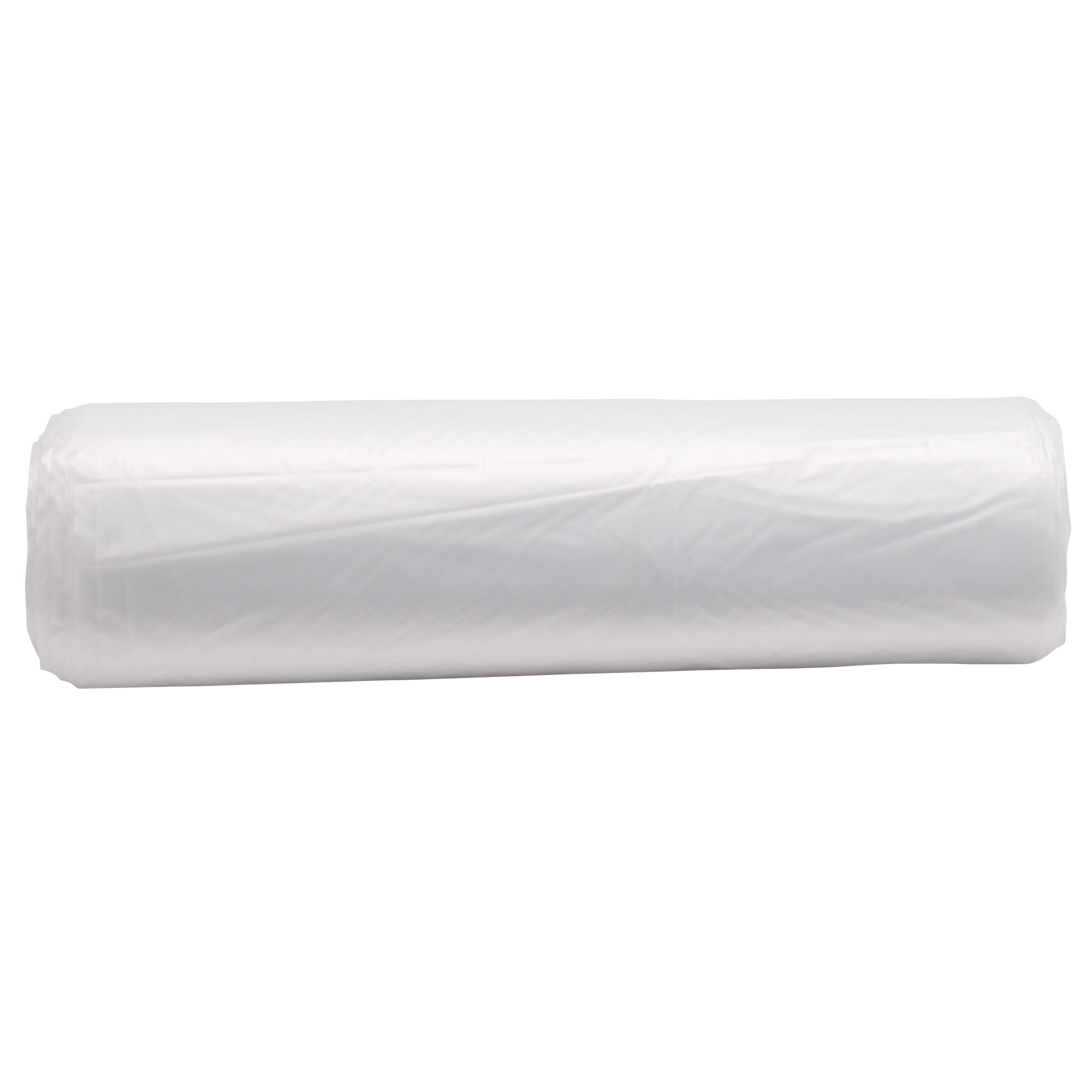 Performance Plus 38x58 .55mil Clear 60 gallon Hi-Density liner interleaved roll 8 / 25 cs