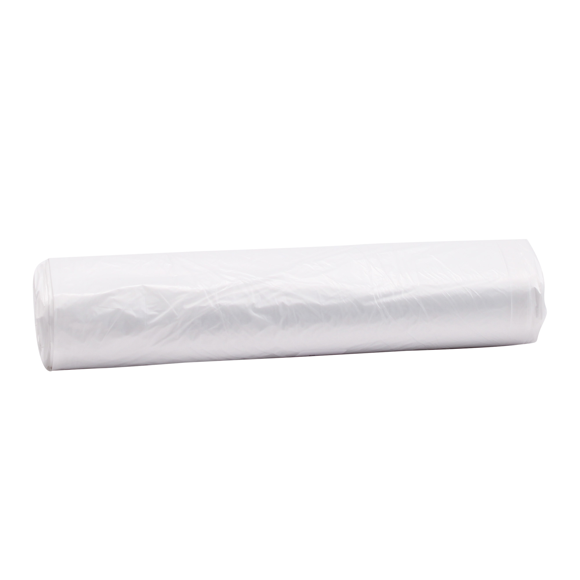 Performance Plus 40x46 .39mil Clear 40-45 gallon Hi-Density liner interleaved roll 10 / 25 cs