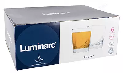Ascot 30 CL طقم كاسات عصير لومينارك  6 كاسات