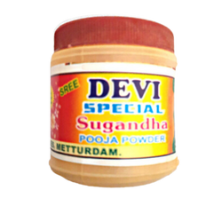 Devi Sugandha Pooja Powder/Chandan Powder 50g Tin