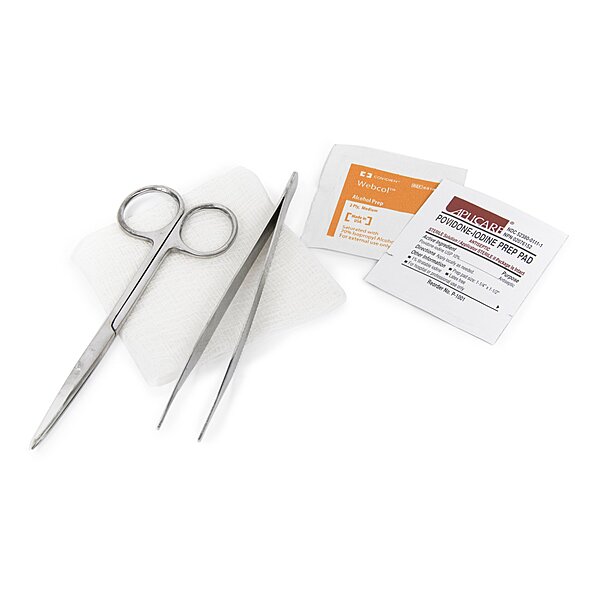 McKesson Suture Removal Kit Sterile Single Use Latex Free