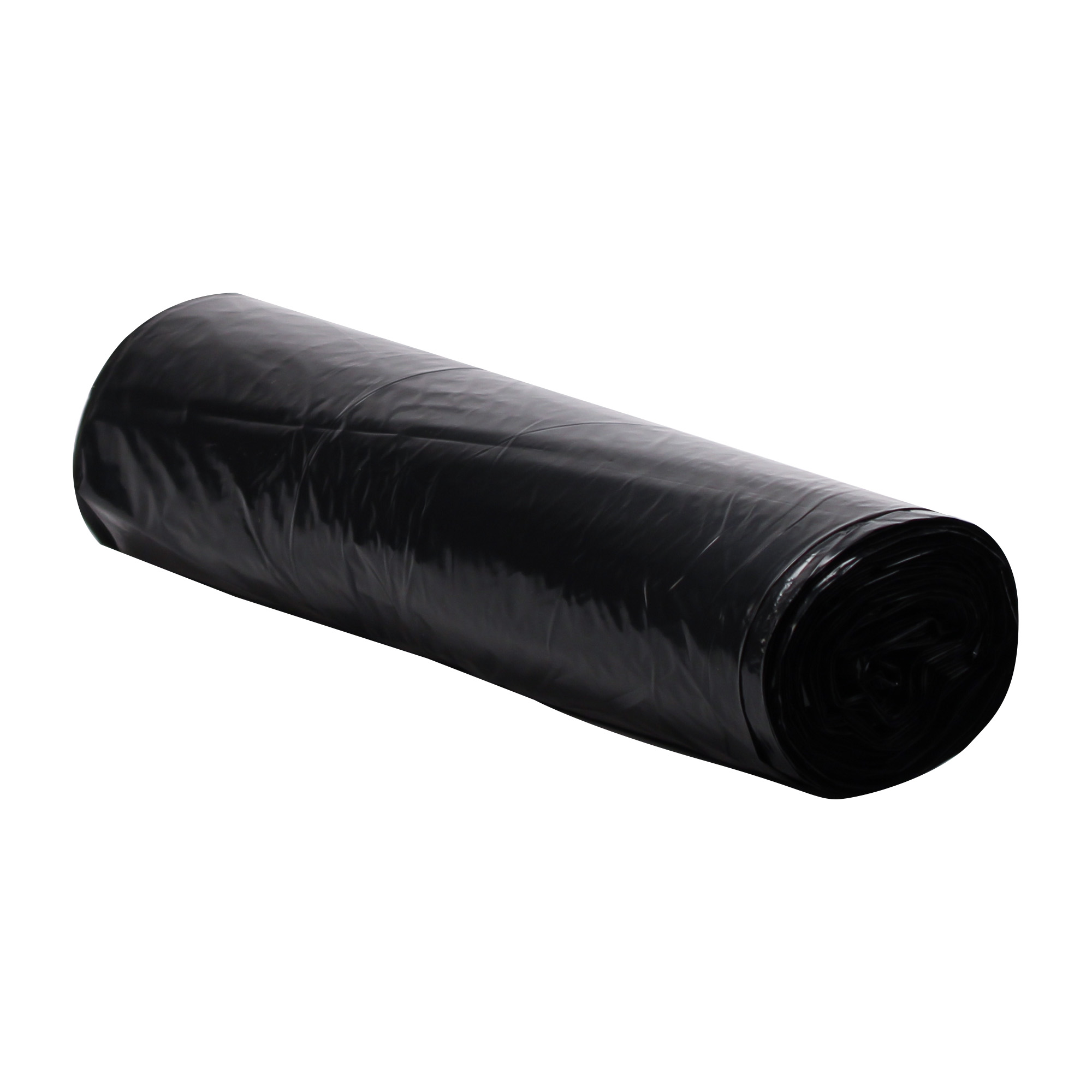 Performance Plus 38x58 1.5EQ mil Black 60 gallon Low Density Liner interleaved rolls 10 / 10 cs
