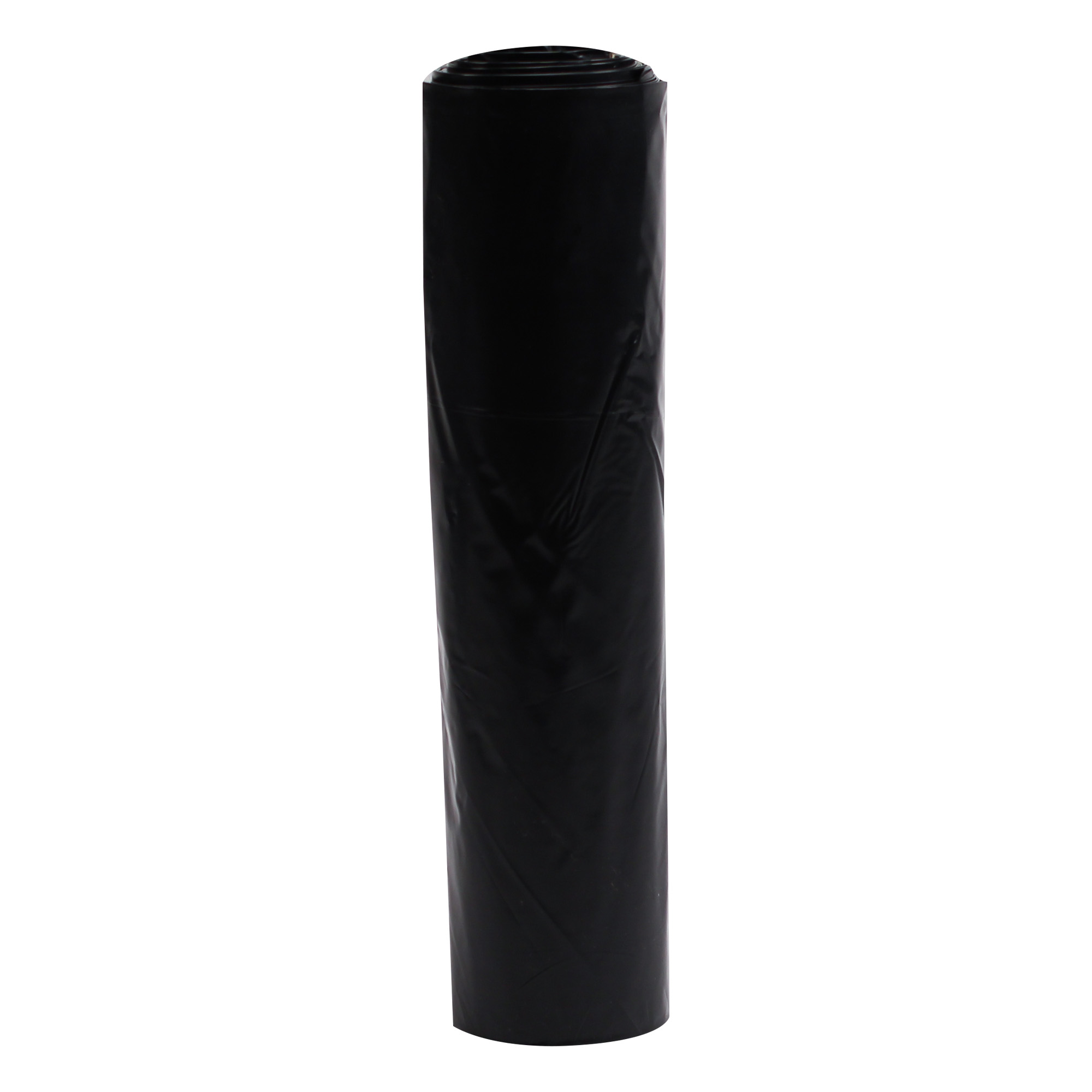 Performance Plus 40x46 1.5EQ mil Black 40-45 gallons Low Density Liner interleaved rolls 10 / 10 cs
