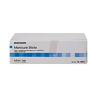 McKesson Manicure Stick, 4-1/2 Inch, 100% White Birch, BX/144EA or CS/50BX/144EA
