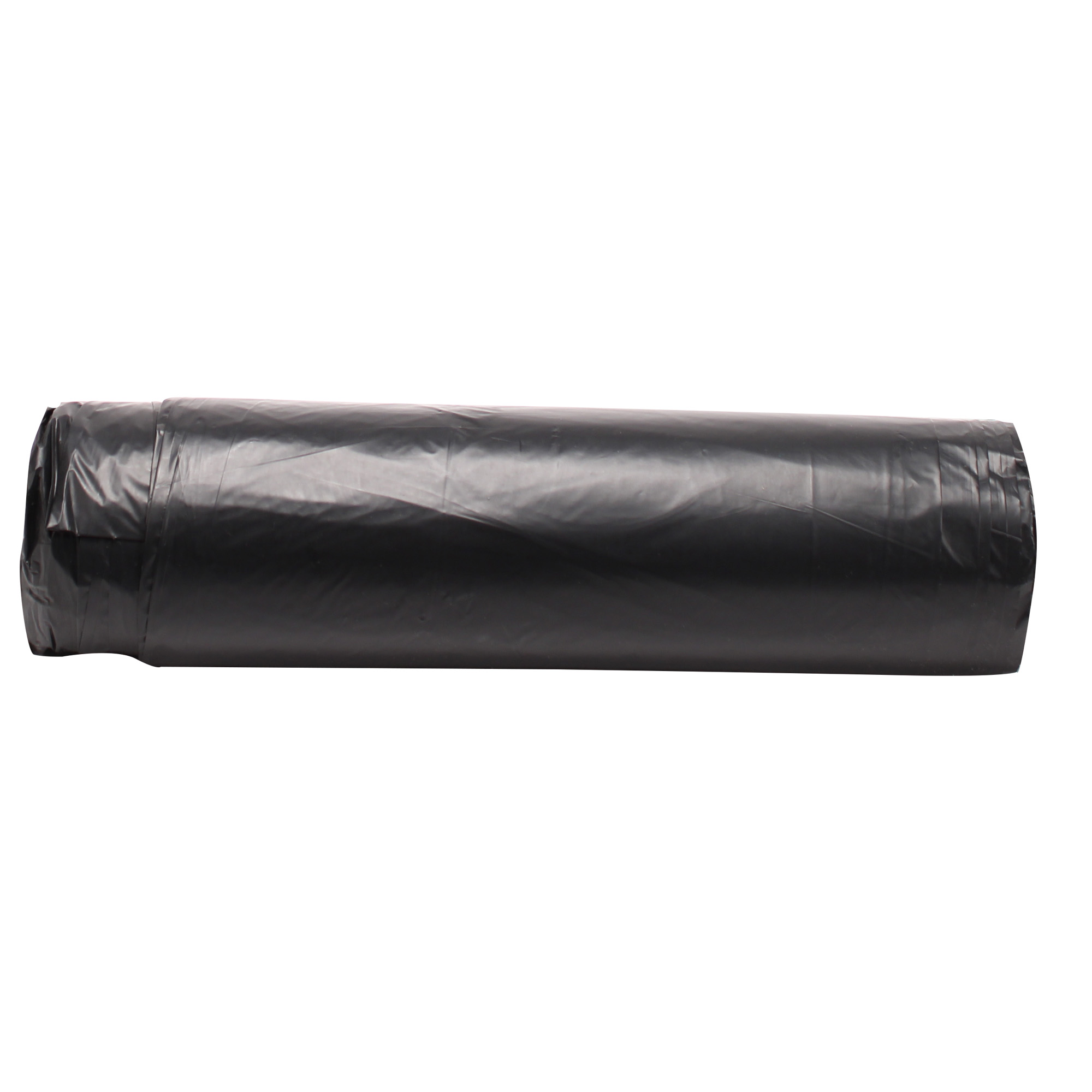 Performance Plus 33x39 .79mil Black 33 gallon Hi-Density liner interleaved roll 10 / 25 cs