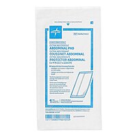 Medline Sterile Abdominal Pads 5" x 9", 25/Box