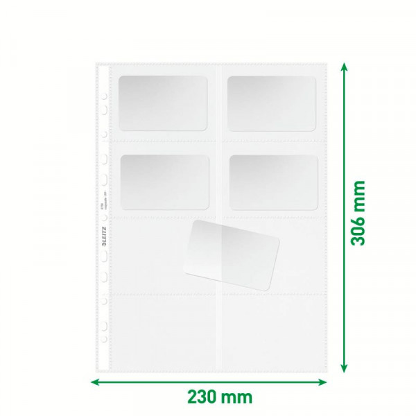 M/PNCH BUS.CARD POCK.LEITZ 4758-10/PKT