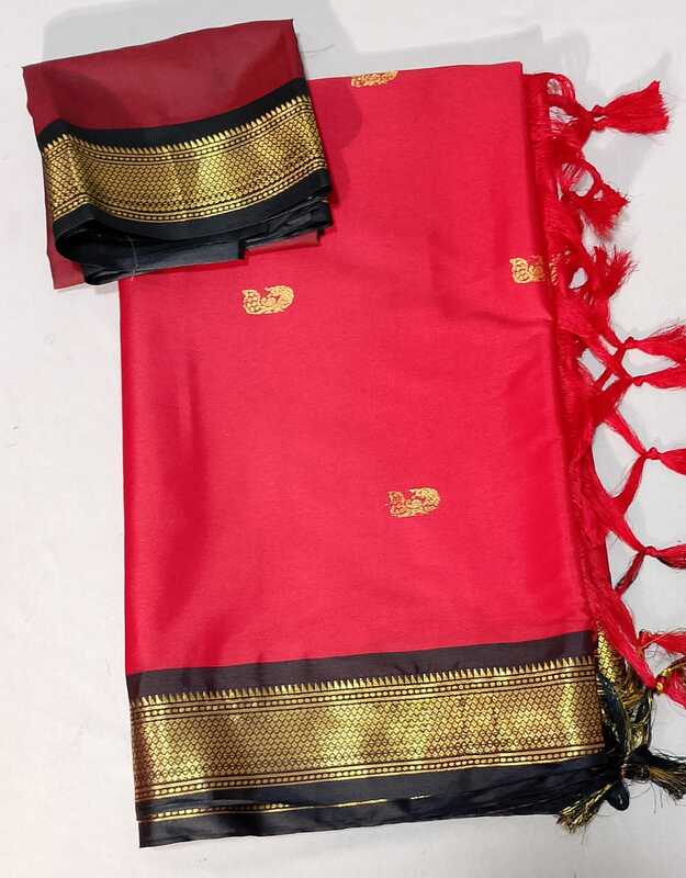 J62: Ready Ro Ship Beautiful Paithani Saree With Unstitched Blouse