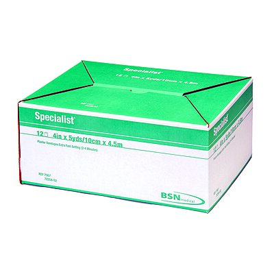 Specialist Plaster Bandage 6" x 15' Plaster of Paris, White (7368)