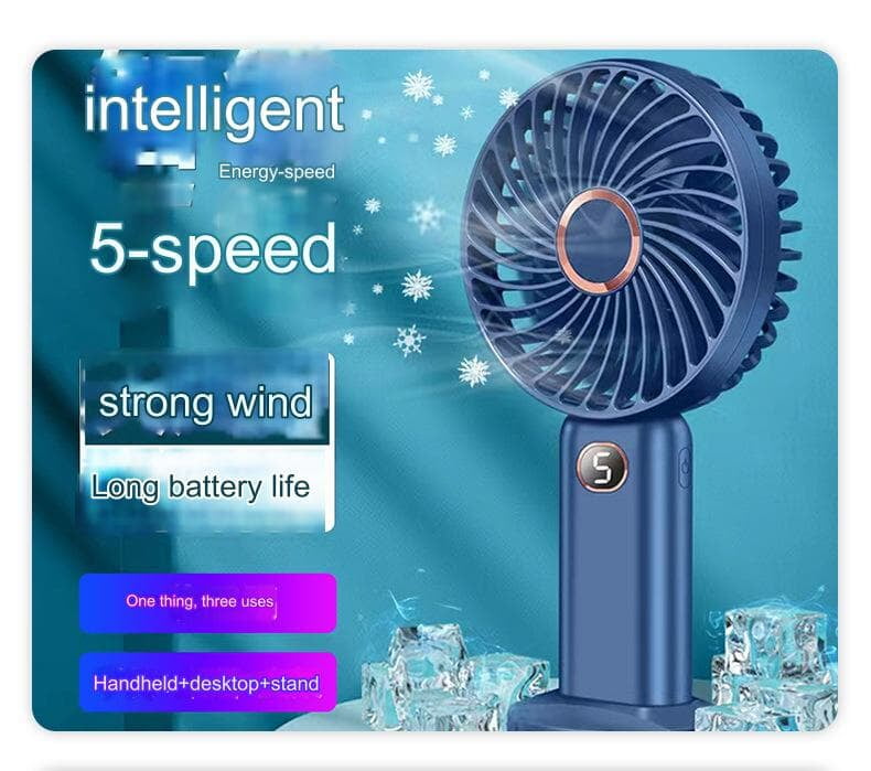 DIGITAL MODE DISPLAY RECHARGEABLE 5 MODE FAN