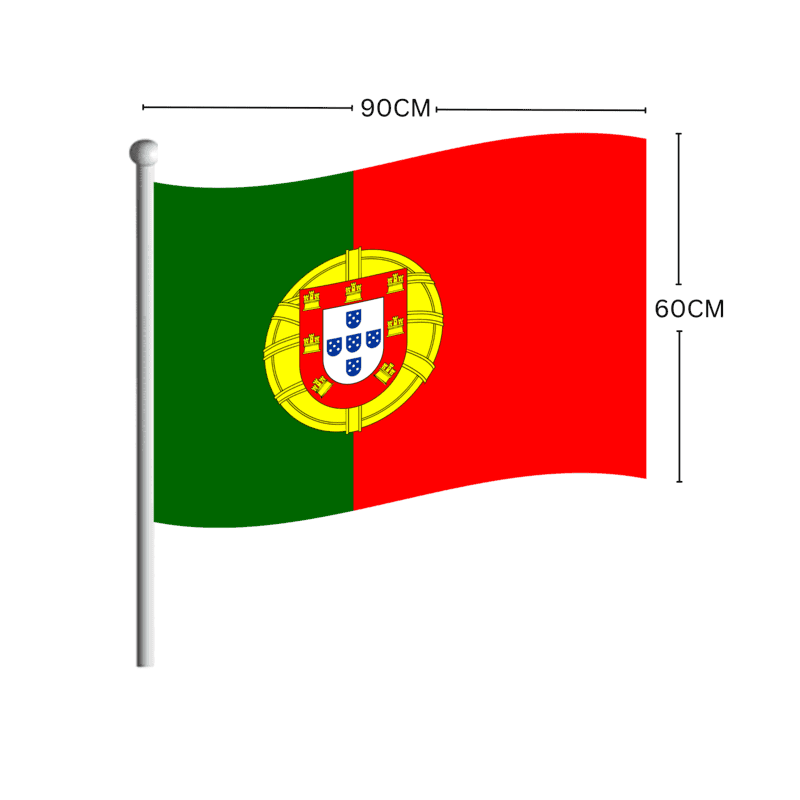 PORTUGAL Flag Stick 60CM*90CM