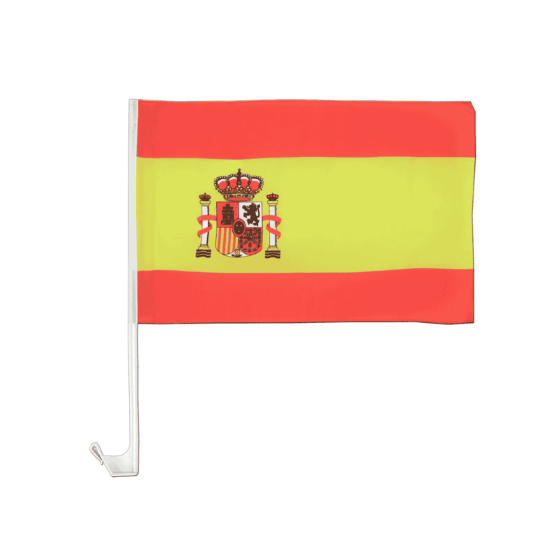 Spain Flag Car Stick 30CM*45CM