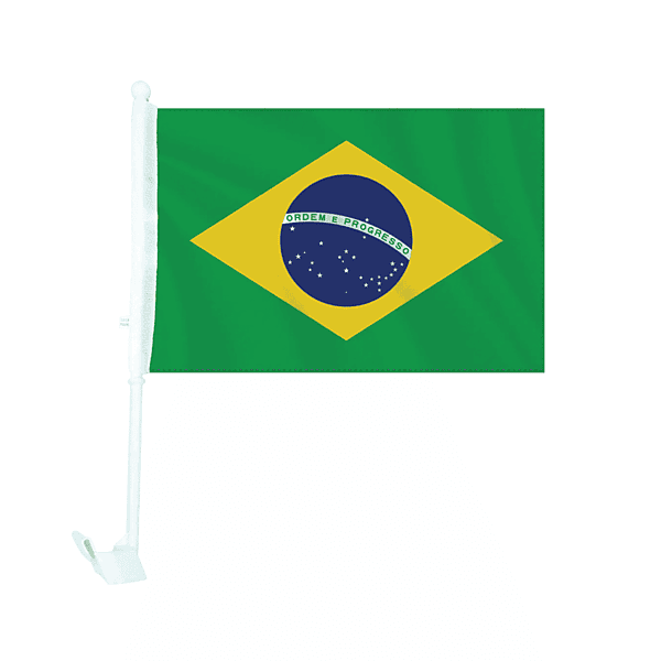 BRAZIL Flag Car Stick 30CM*45CM