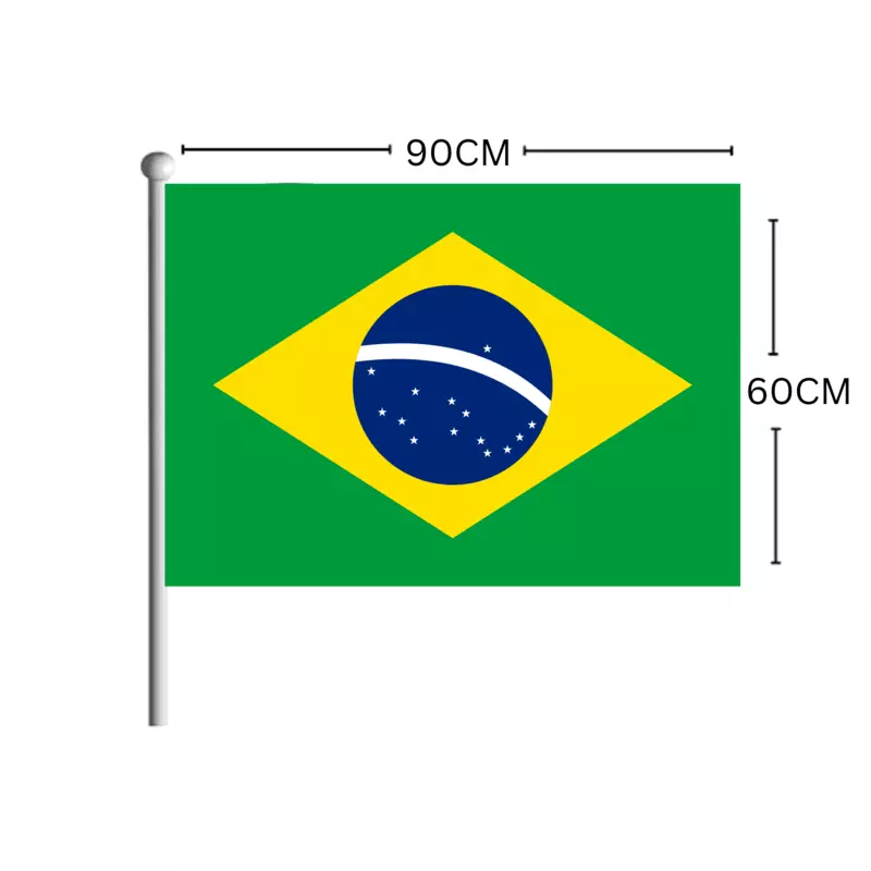BRAZIL Flag Stick 60CM*90CM