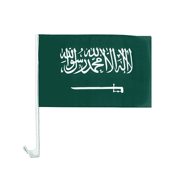 SAUDI-ARABIA Jordan Flag Car Stick 30CM*45CM