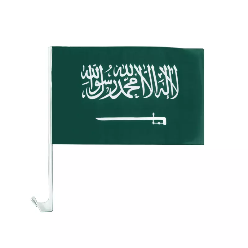 SAUDI-ARABIA Jordan Flag Car Stick 30CM*45CM